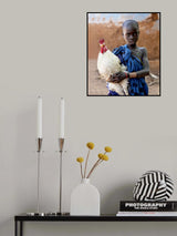 The Boy with the Chicken Poster och Canvastavla