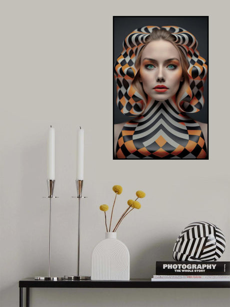 Orange-Future Poster och Canvastavla