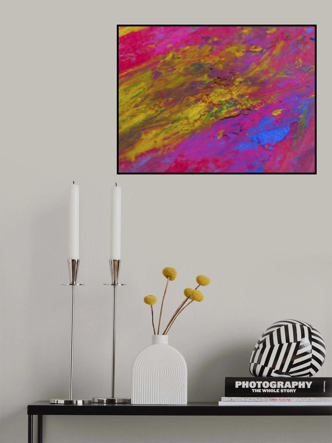 colored paints Poster och Canvastavla
