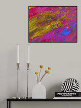 colored paints Poster och Canvastavla