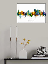 Birmingham Alabama Skyline Poster och Canvastavla