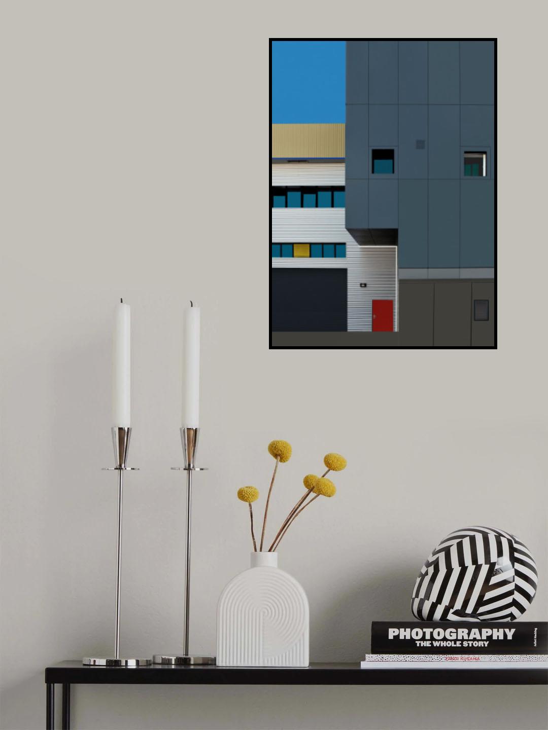 Facade - Zomet Eyal industrial area Poster och Canvastavla