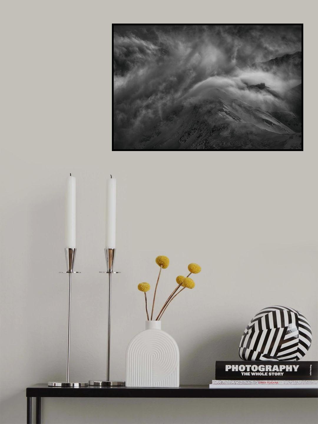 Hut on the ridge Poster och Canvastavla