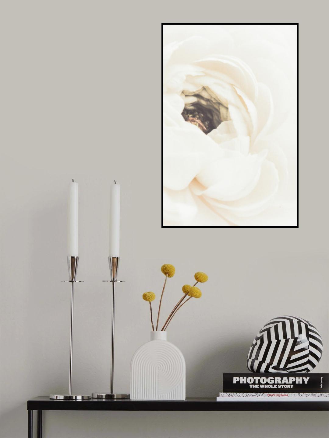White Flower 01 Poster och Canvastavla