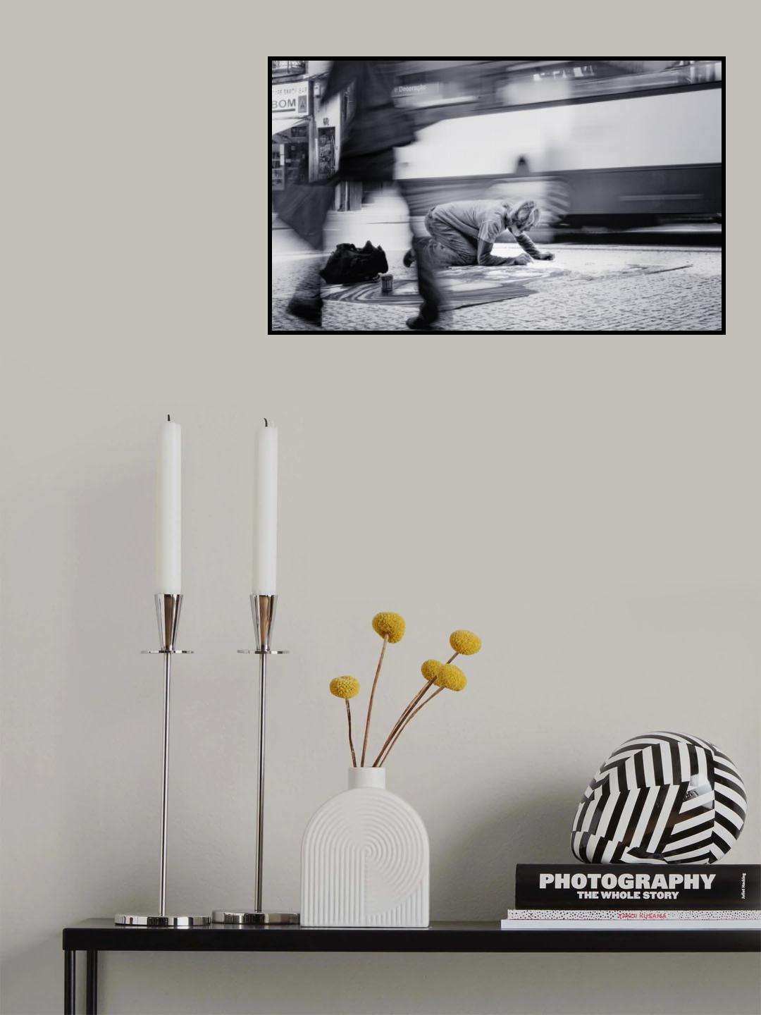 city  Jesus Poster och Canvastavla