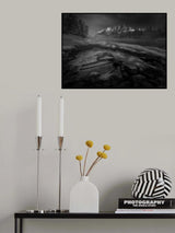 Winter Morning In Castle Mountain Poster och Canvastavla