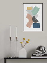 Pastel Paint Blocks Poster och Canvastavla