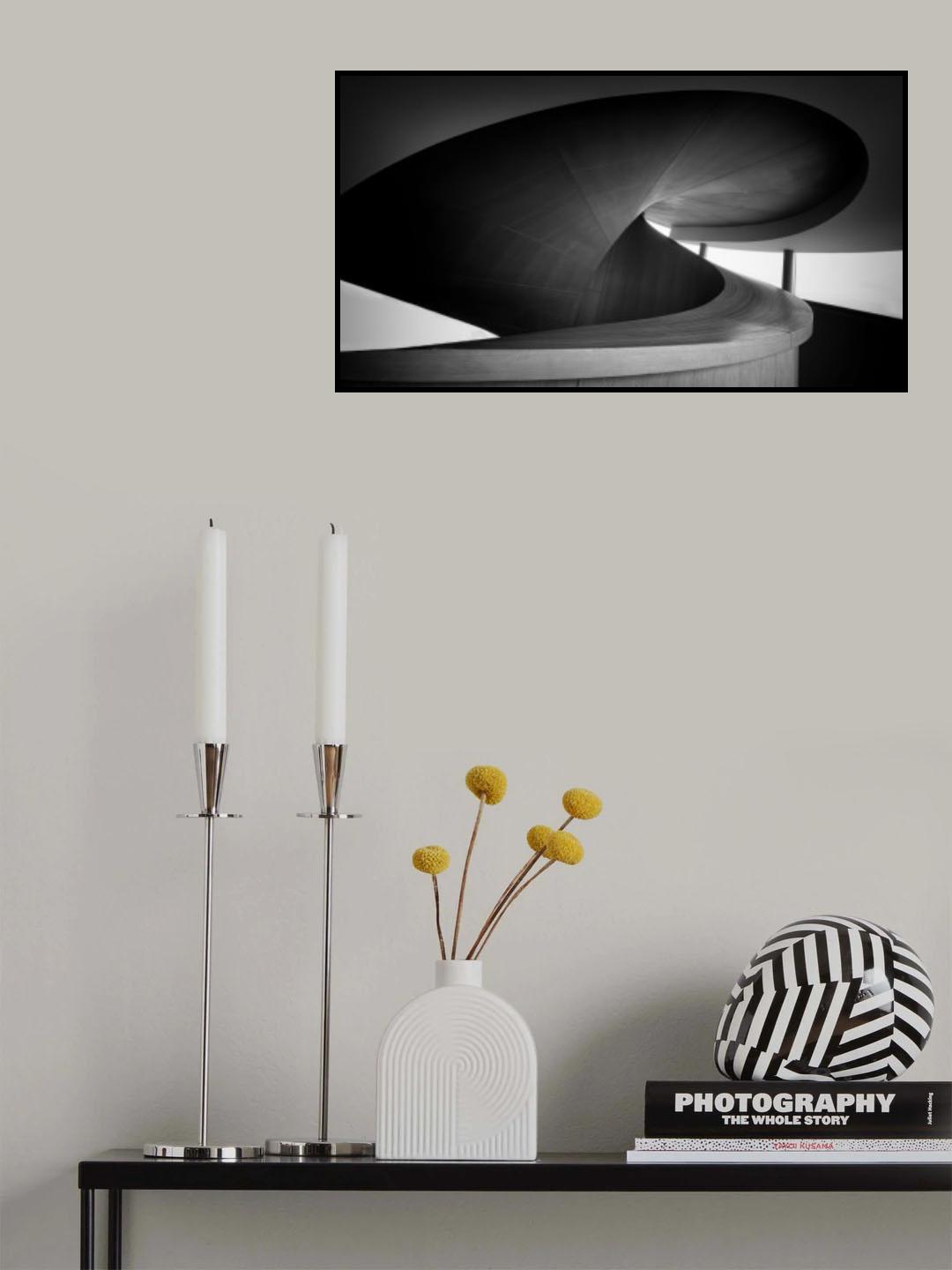Curve Poster och Canvastavla