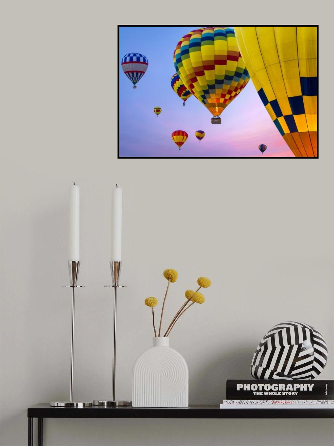 Flying Sky High Poster och Canvastavla