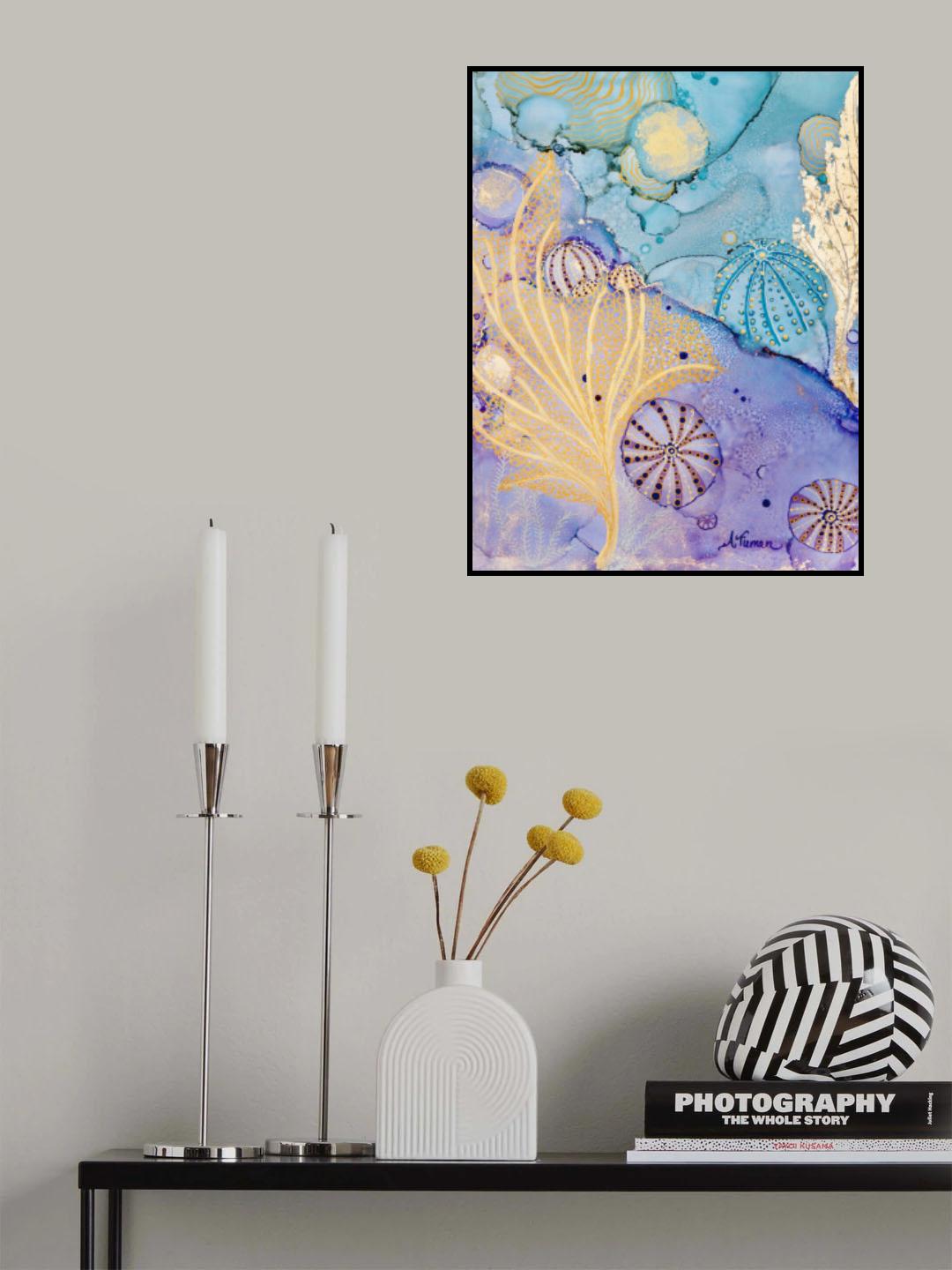 Sea Urchin Hideaway Poster och Canvastavla