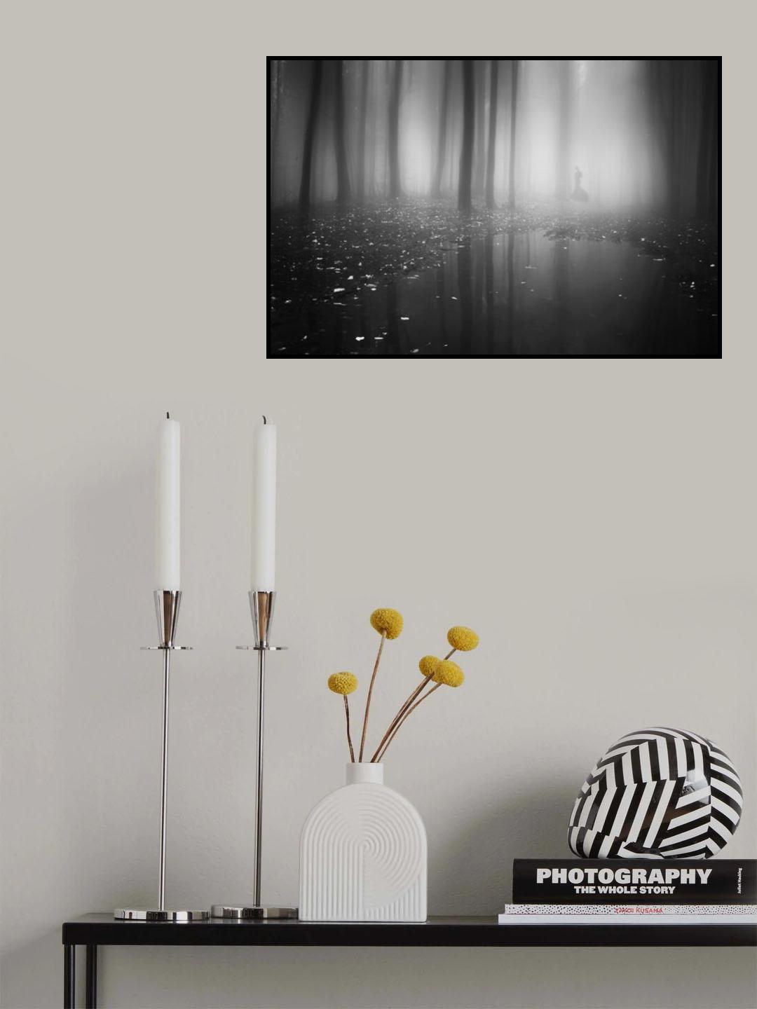 Mysterious forest Poster och Canvastavla