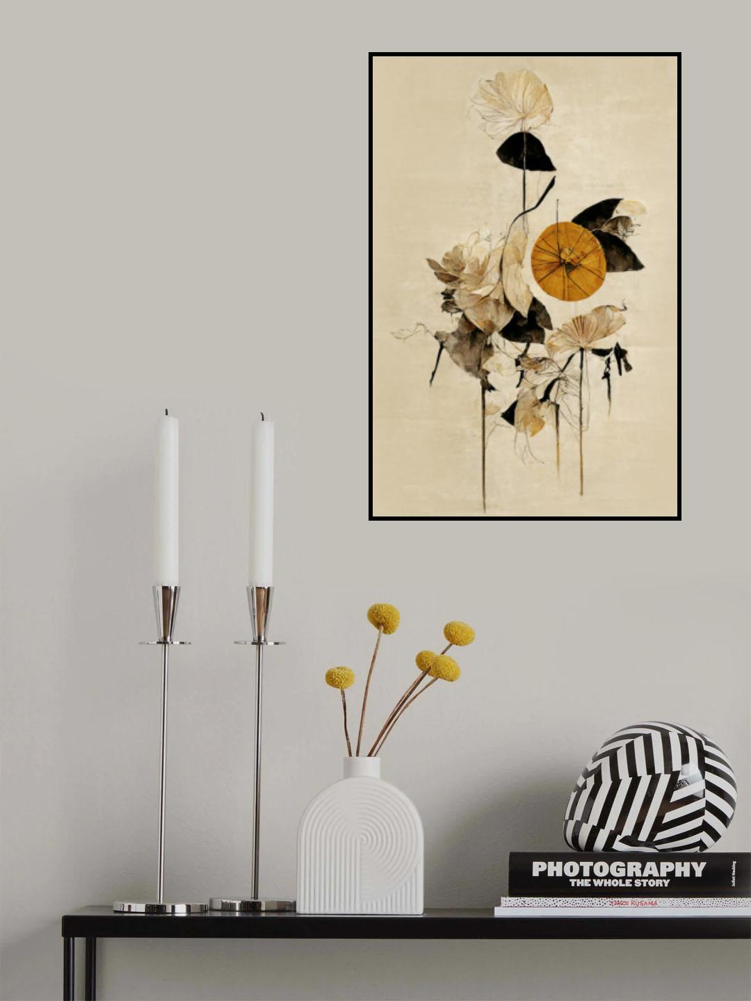 The Golden Wheel Poster och Canvastavla