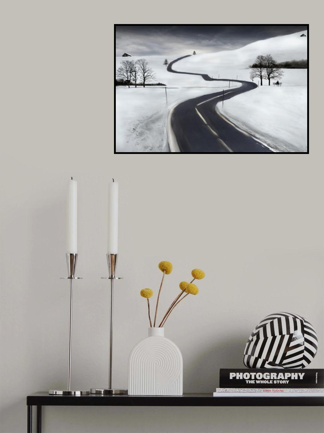 the lonesome contemplater Poster och Canvastavla