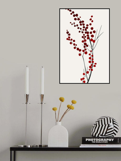Mistletoe Kisses Poster och Canvastavla