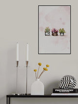 Cute Succulents Poster och Canvastavla
