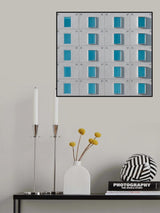 Teal Windows Poster och Canvastavla