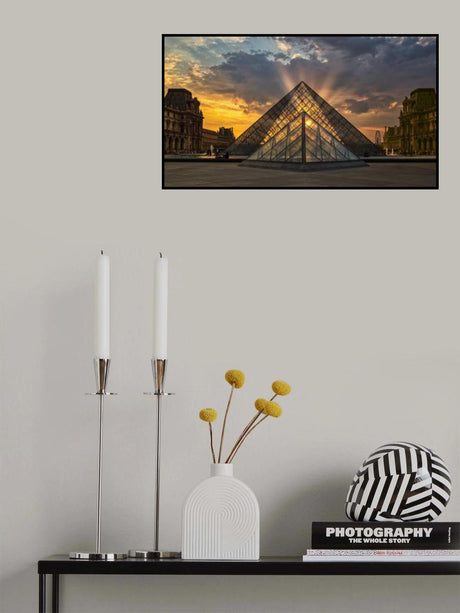 Pirámide del Louvre Poster och Canvastavla