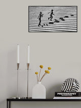 On the stairs . Poster och Canvastavla