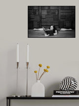 The woman and the book Poster och Canvastavla