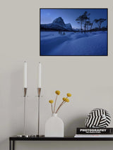 Blue Poster och Canvastavla