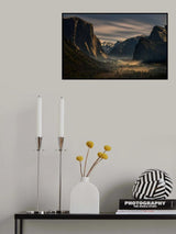 Tunnel View at Night Poster och Canvastavla
