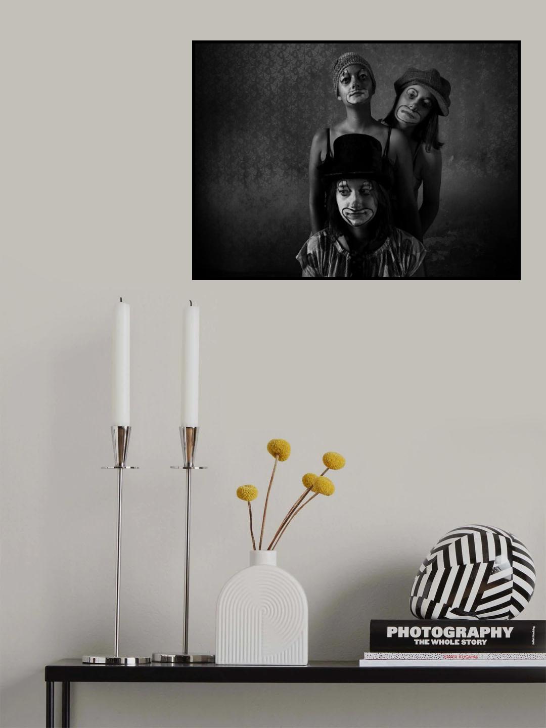 Portrait 3 in 1 Poster och Canvastavla