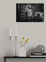 the world from behind the fence Poster och Canvastavla