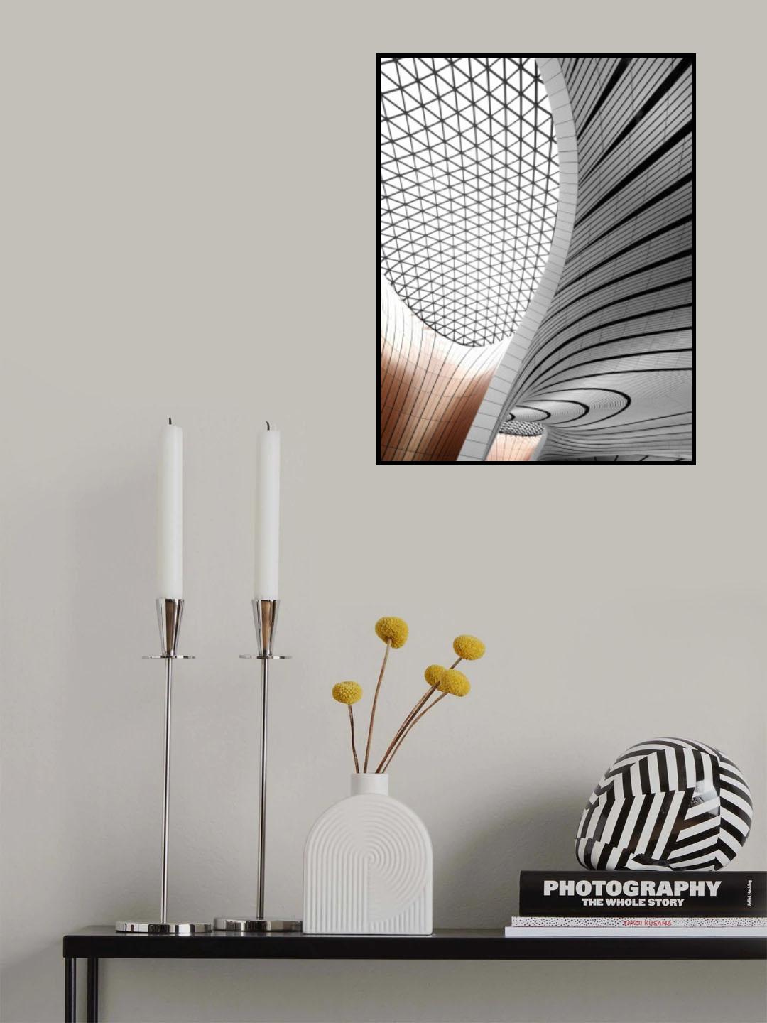 Parabolic Mega Columns Poster och Canvastavla