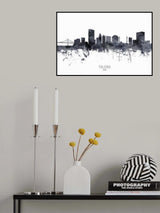 Toledo Ohio Skyline Poster och Canvastavla