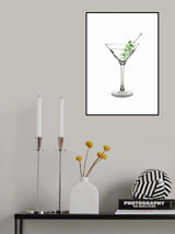 UFO Martini Poster och Canvastavla