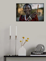 Masai from Tanzania Poster och Canvastavla