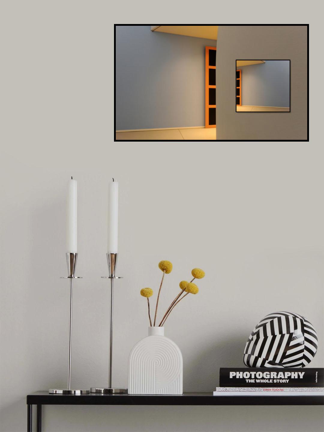 The pastel coloured corridor, twice! Poster och Canvastavla