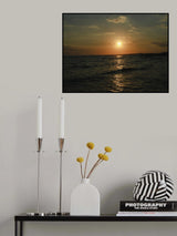 amazing sea view at sunset Poster och Canvastavla