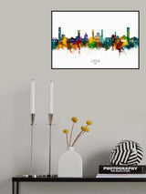 Lucca Italy Skyline Poster och Canvastavla