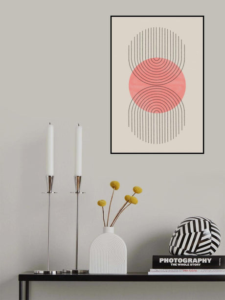 Perfect Point Peach Poster och Canvastavla