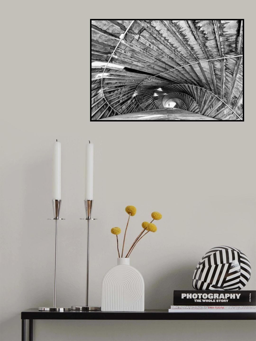 Caracola Toyo Ito Poster och Canvastavla