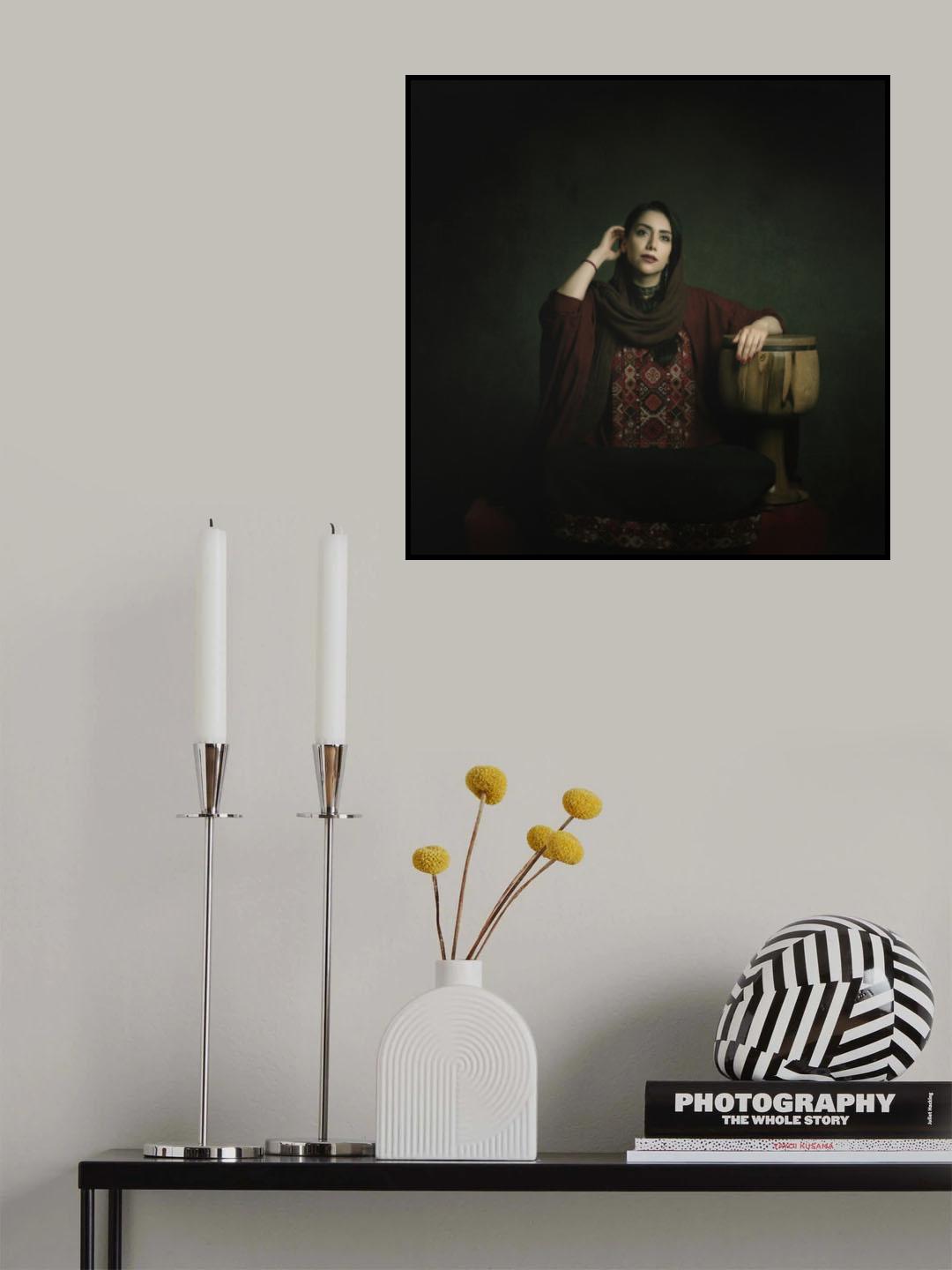 Persian Girl Poster och Canvastavla