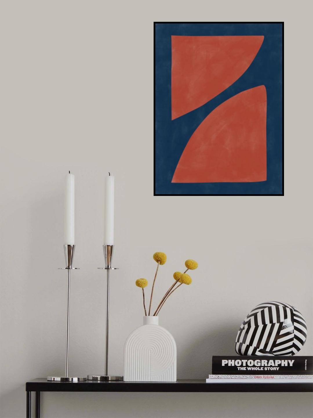 3x4 Aspectratiobluerust66 Poster och Canvastavla