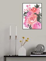 Maeko loose watercolor florals II Poster och Canvastavla