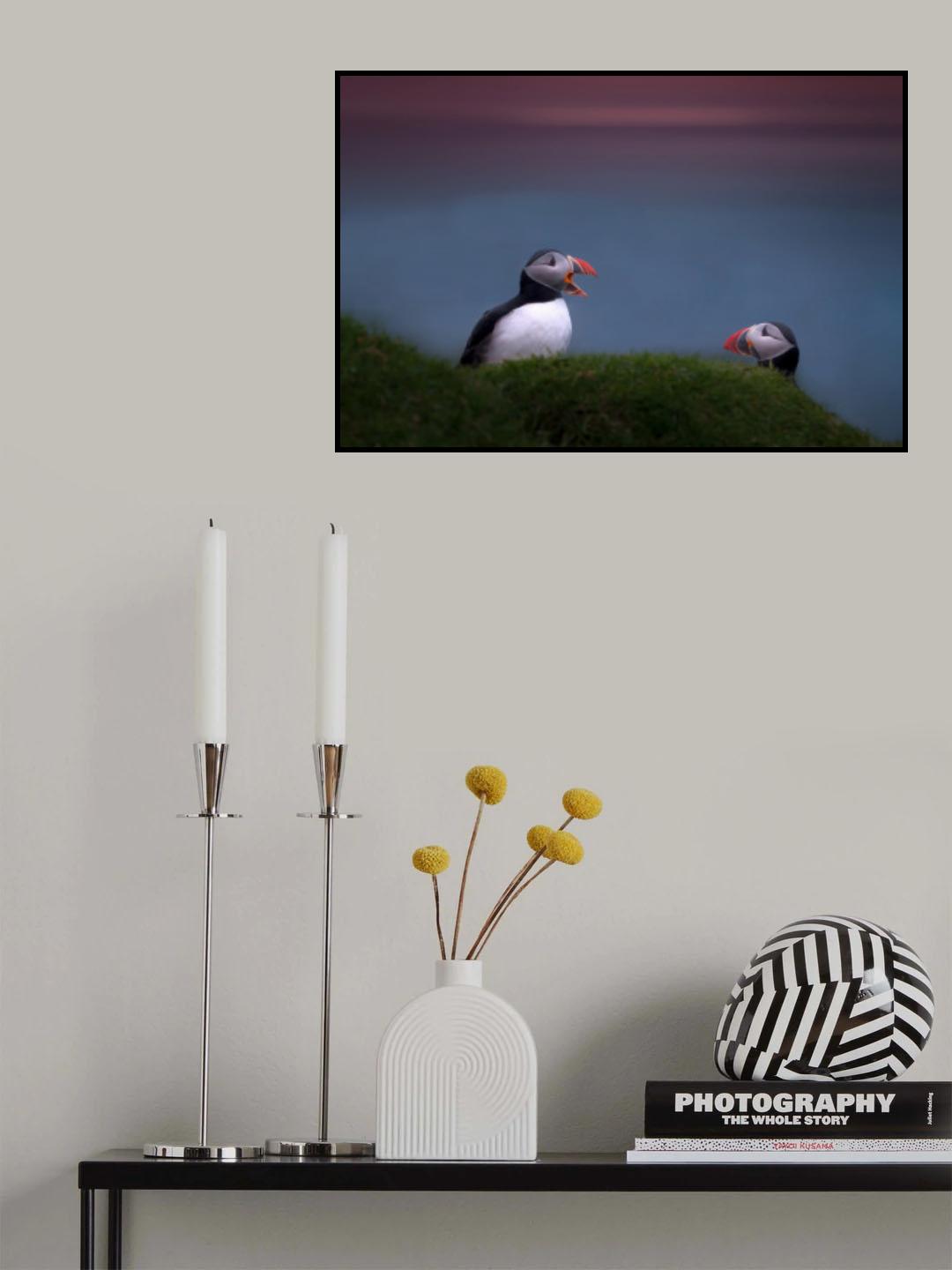 Evening chat Poster och Canvastavla