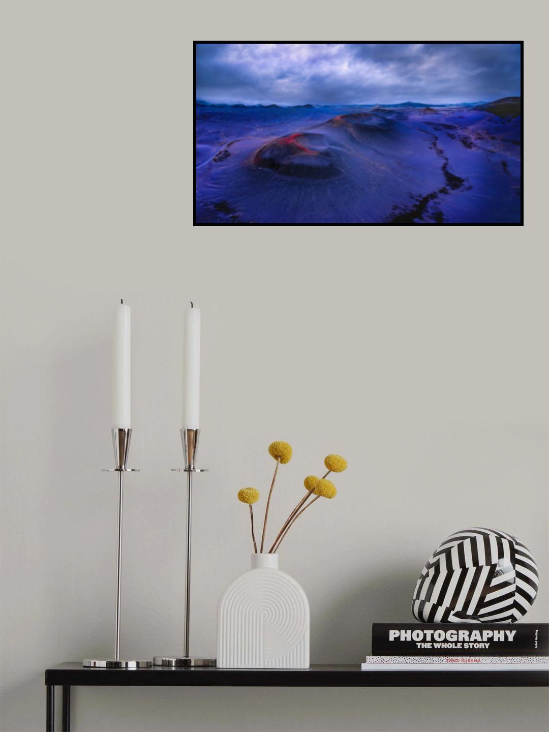 Serenity Over The Craters Poster och Canvastavla