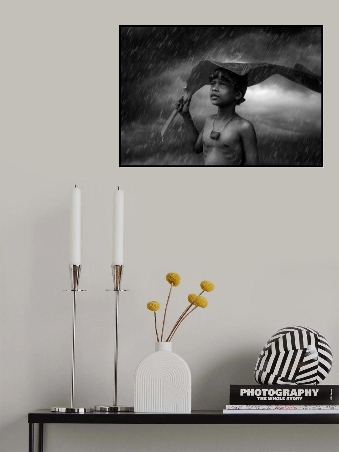 in the rain Poster och Canvastavla