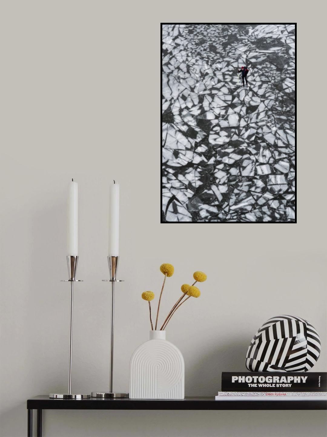 Frozen Lake Poster och Canvastavla