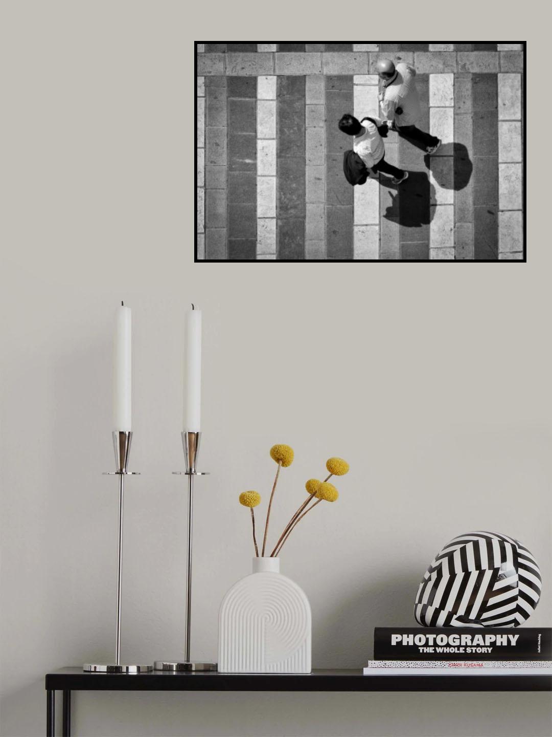 Lines and squares Poster och Canvastavla