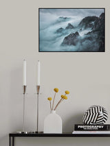 Mount Huang in ink style Poster och Canvastavla