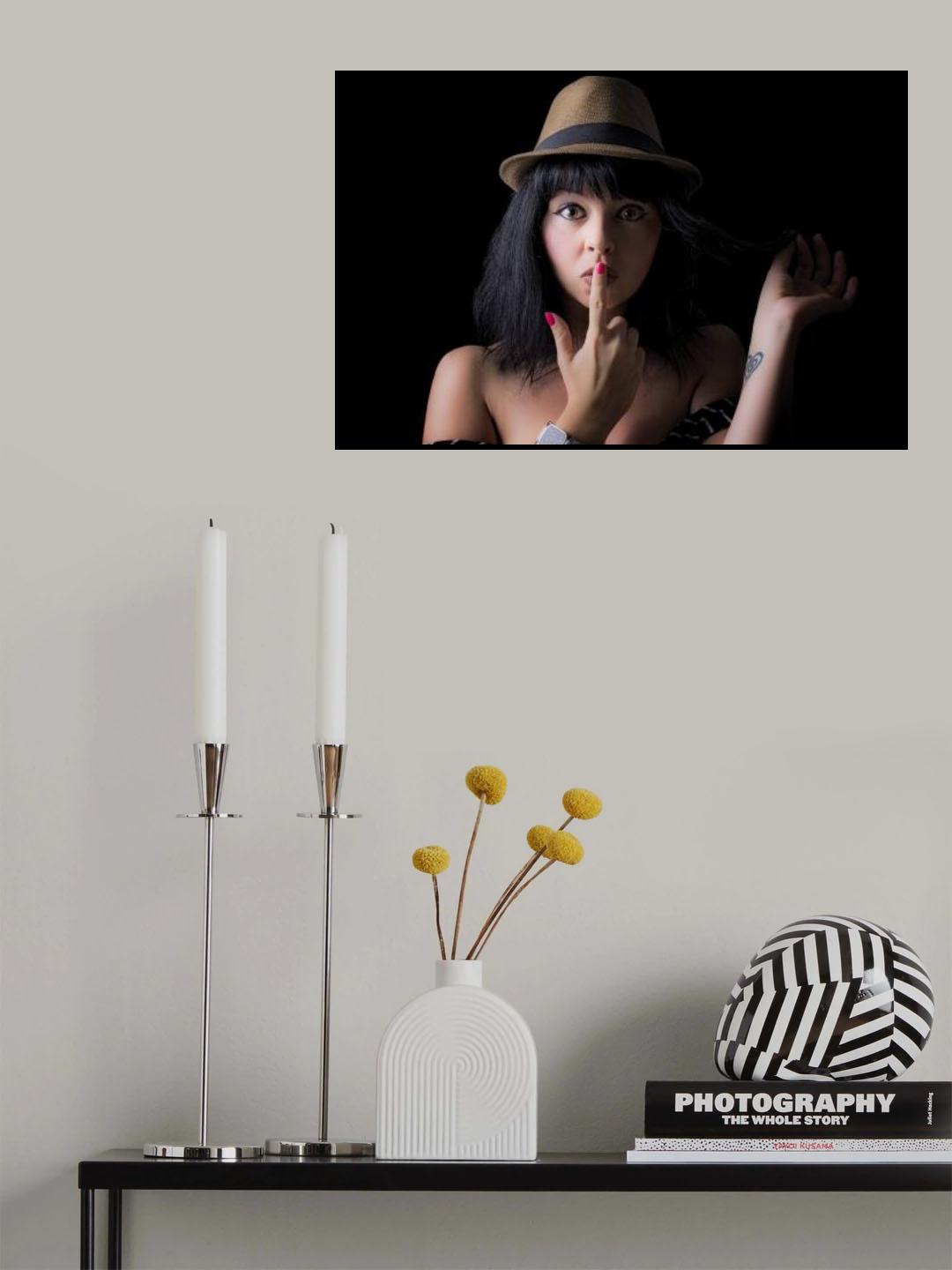 Surprised Poster och Canvastavla