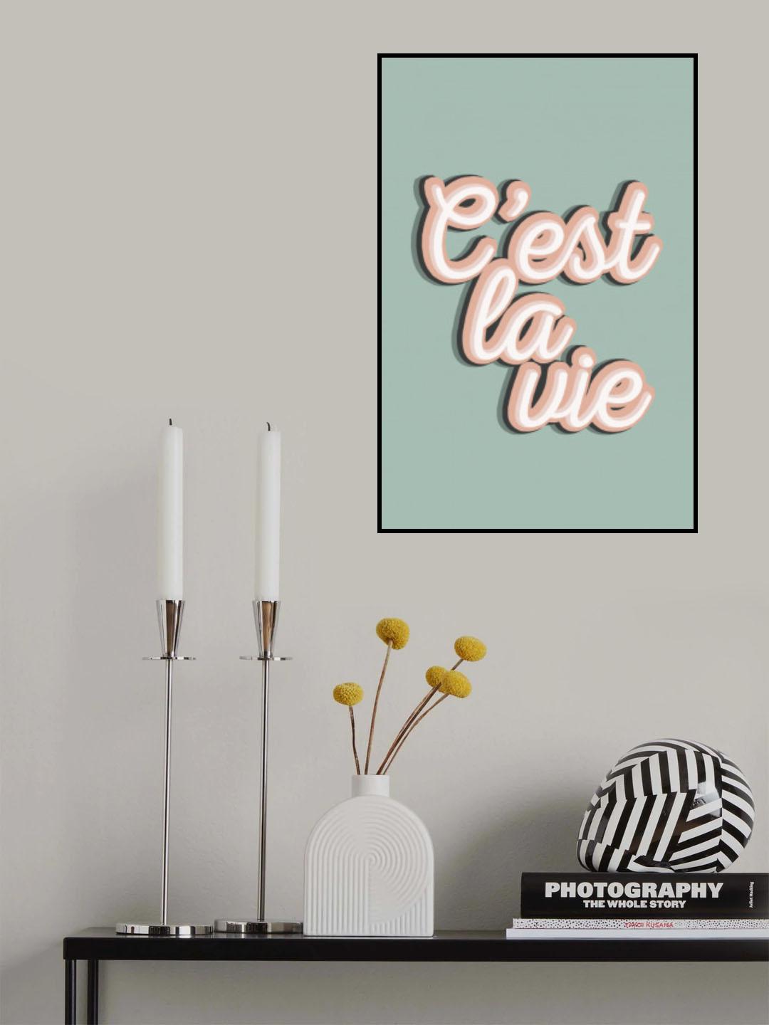C'est La Vie Poster och Canvastavla