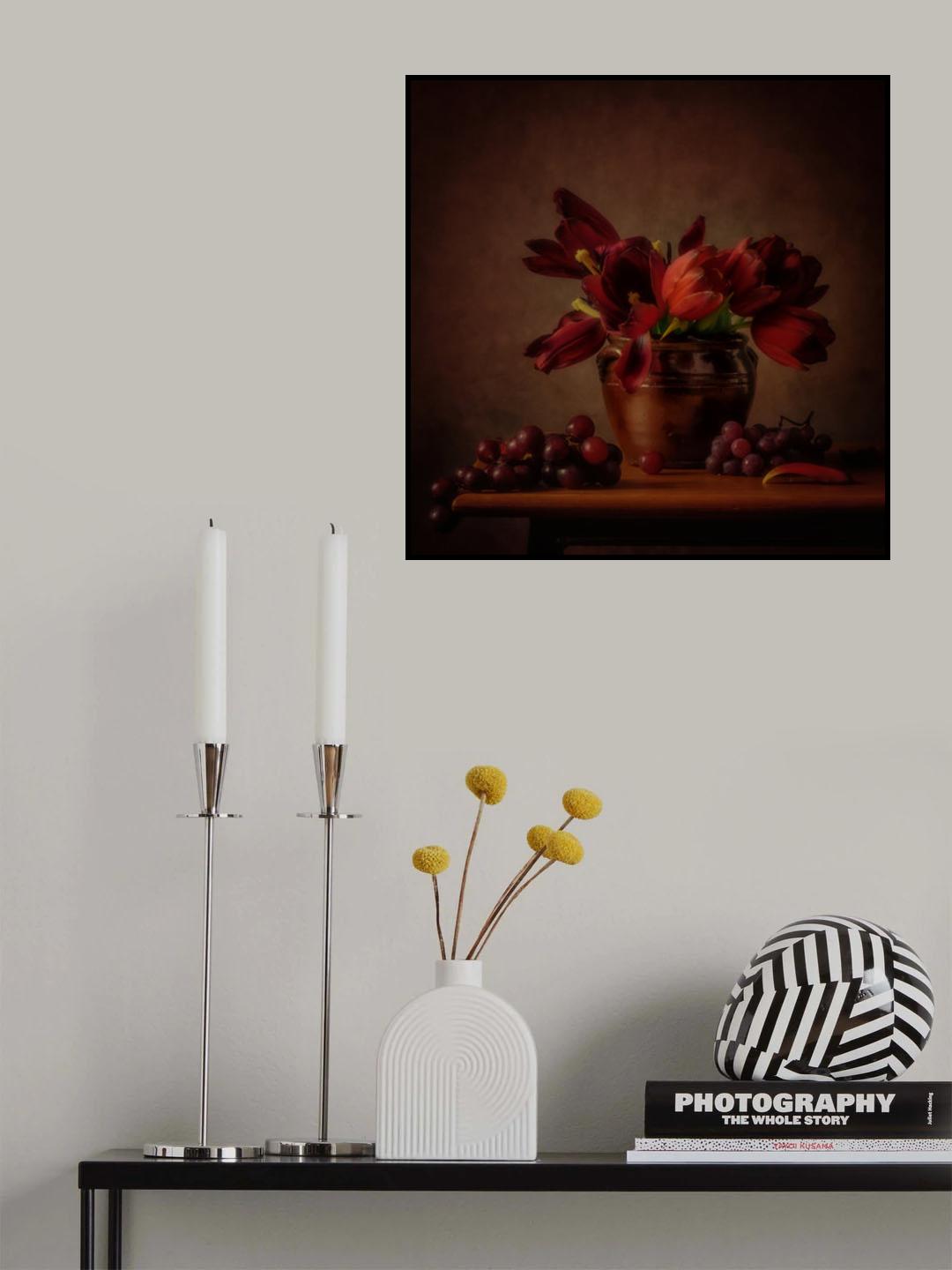 Still life Ruby Red Poster och Canvastavla