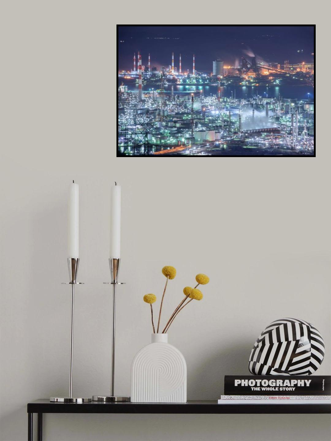 Mizushima Industrial complex Poster och Canvastavla