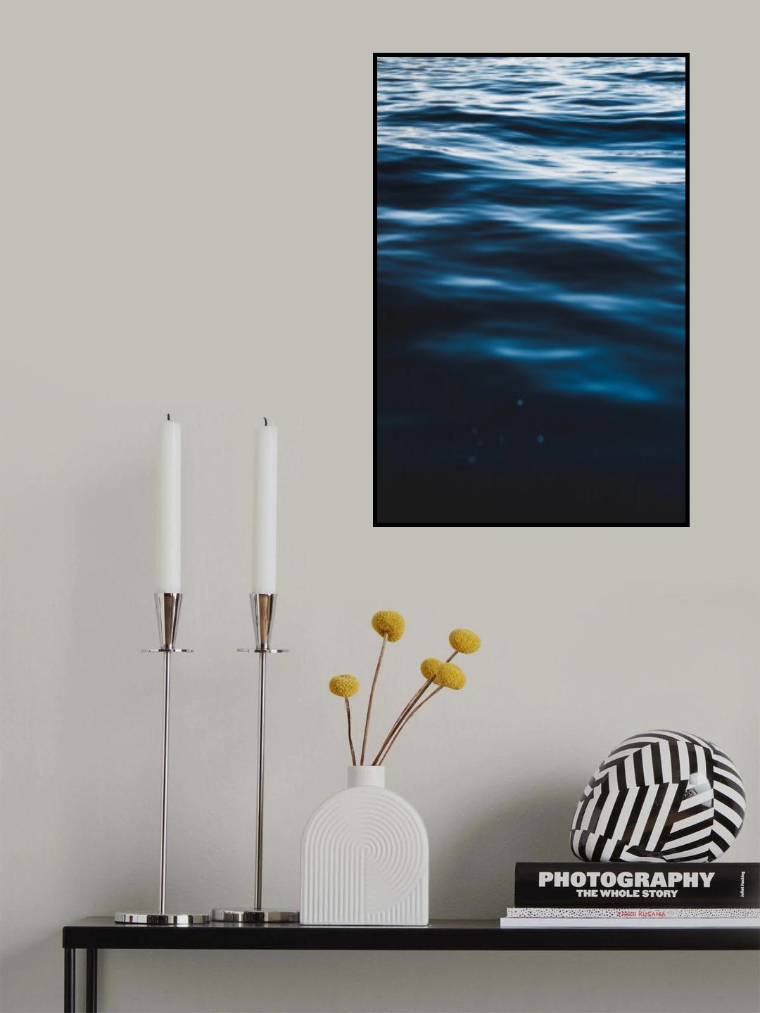Water Textures Poster och Canvastavla